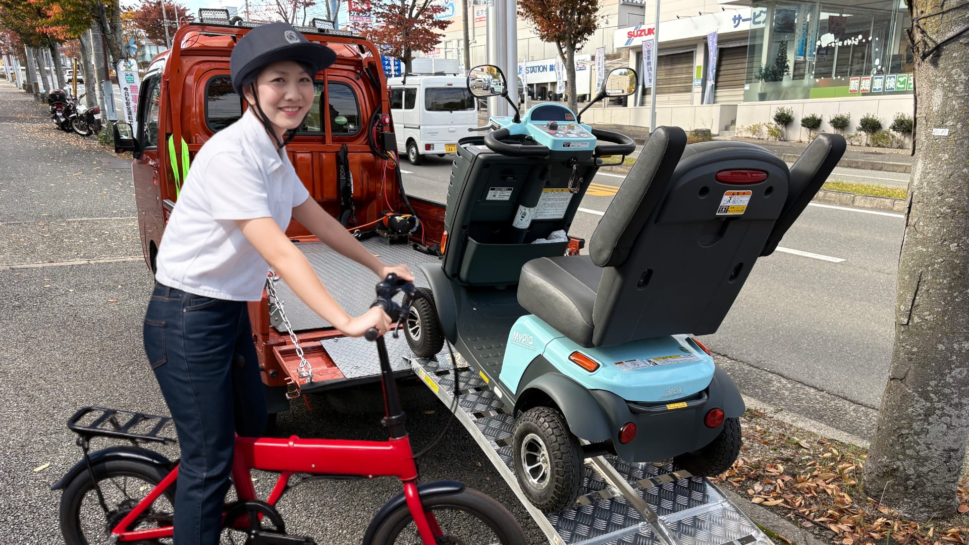 マイクロモビリティーのレッカー